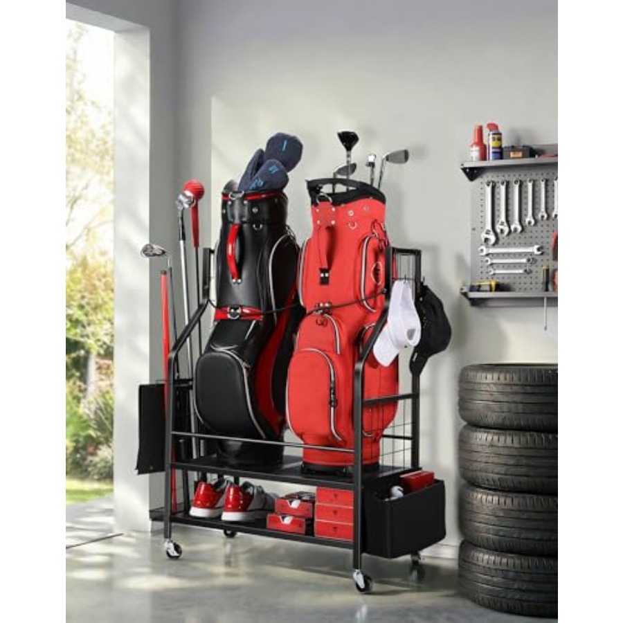 Golf Bag Storage Garage Organi - Golf Equipment Garage Organizer 评论和价格