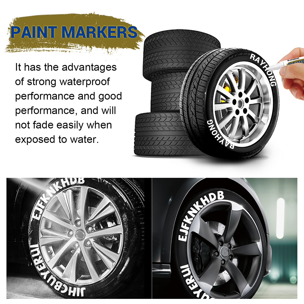 White Waterproof Cars Wheel Ti - Tee Height Marker 评论和价格