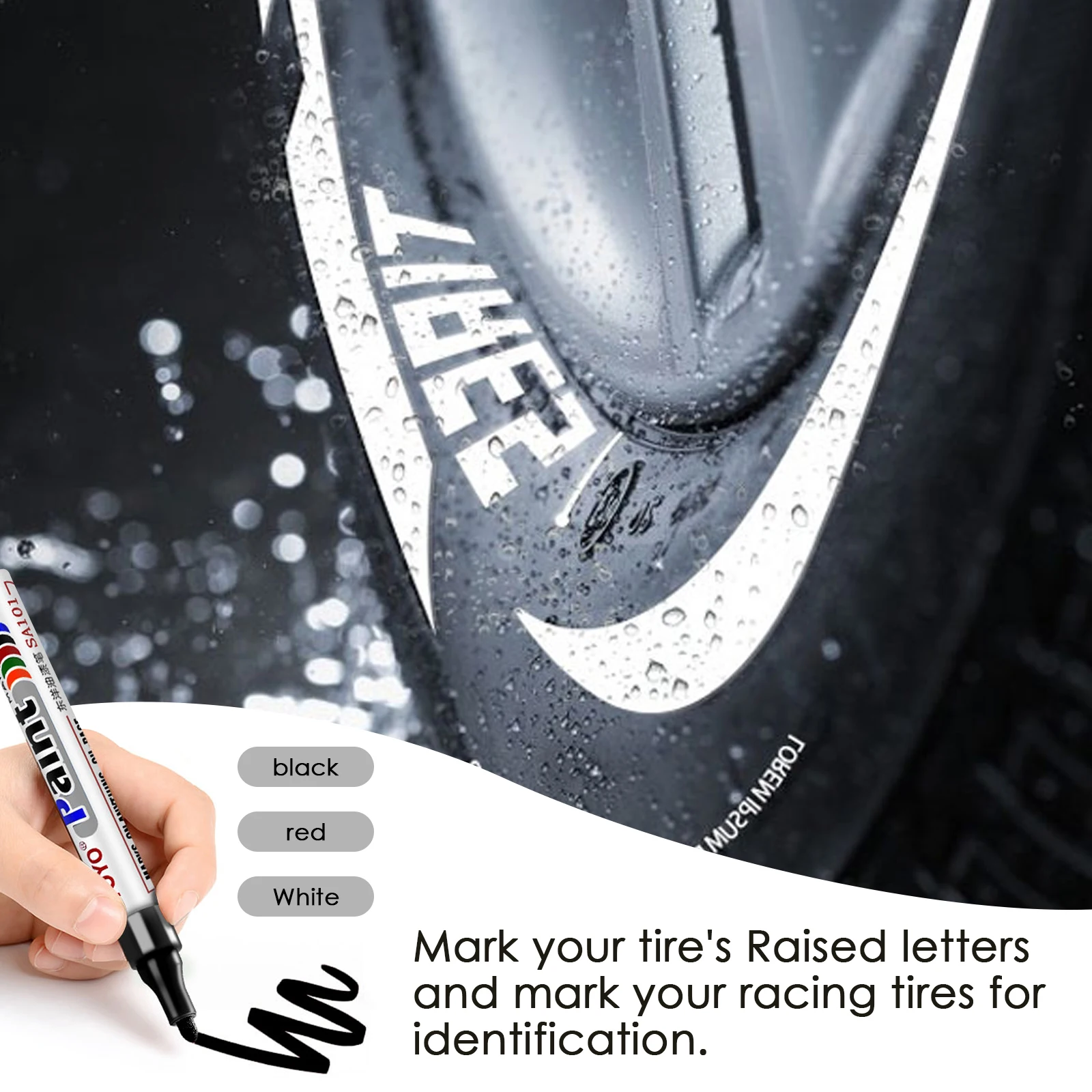Waterproof Car Paint Pen Auto  - Tee Height Marker 评论和价格