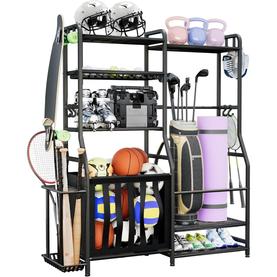 Garage Sports Equipment Organi - Golf Equipment Garage Organizer 评论和价格