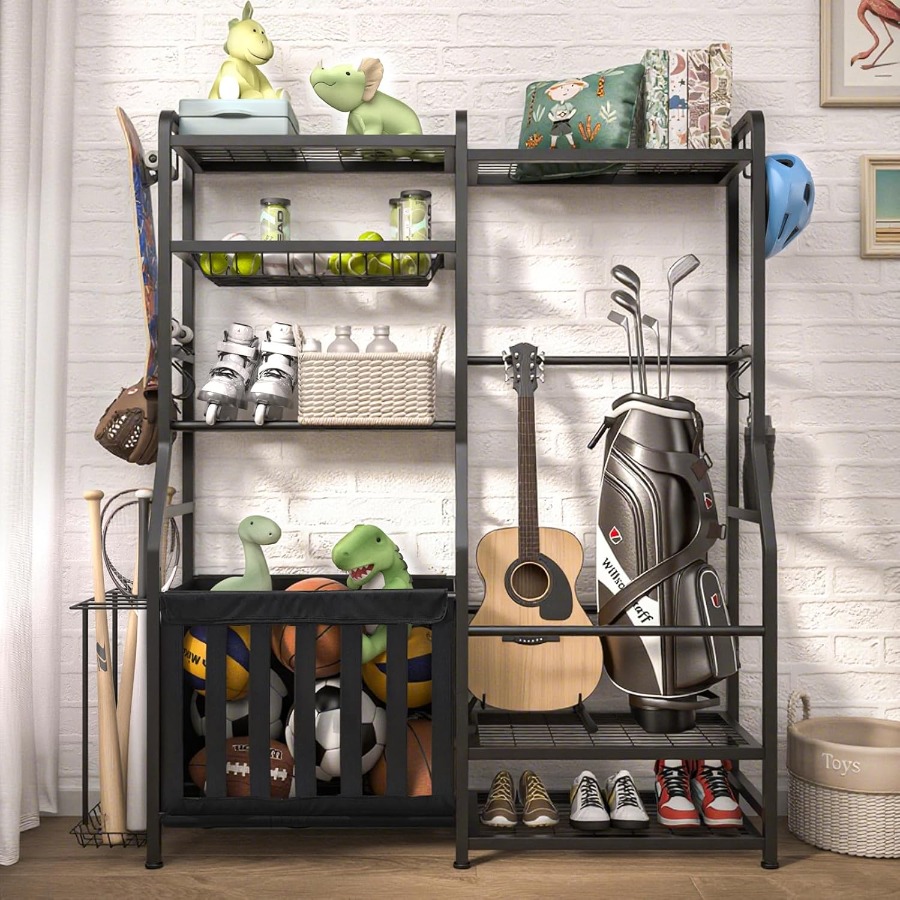 Garage Sports Equipment Organi - Golf Equipment Garage Organizer 评论和价格