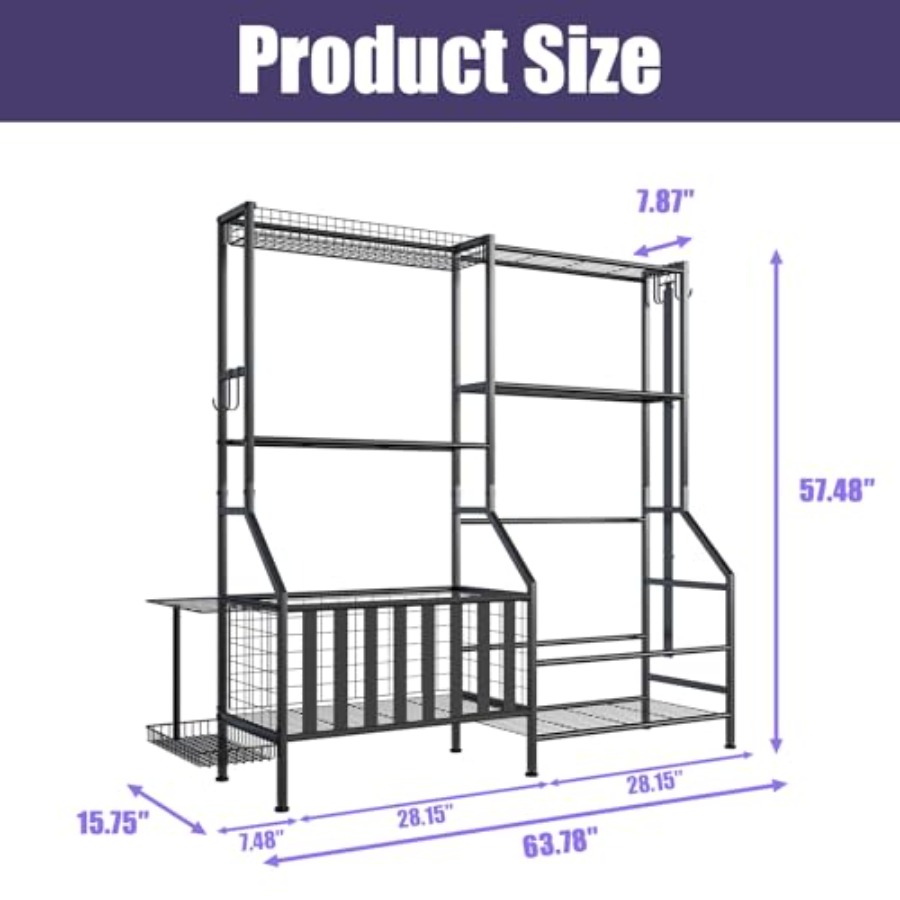 Sports Equipment Organizer Hea - Golf Equipment Garage Organizer 评论和价格