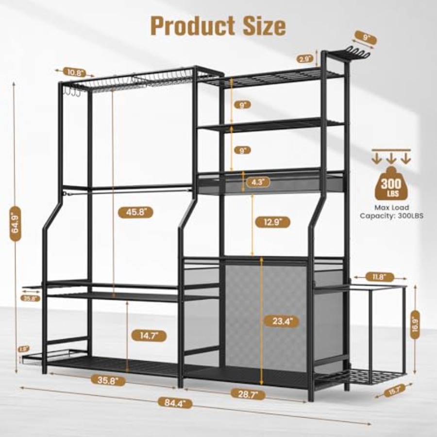 Garage Sports Equipment Organi - Golf Equipment Garage Organizer 评论和价格