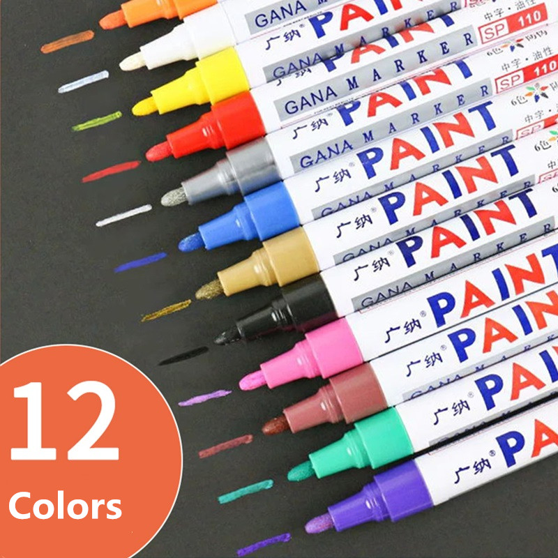 12 Colors Permanent Waterproof - Tee Height Marker 评论和价格